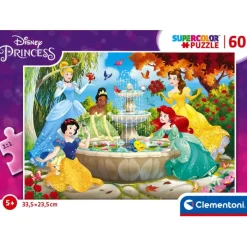 Clementoni Cartes|Princesses Disney|Disney Princess - 60 pièces