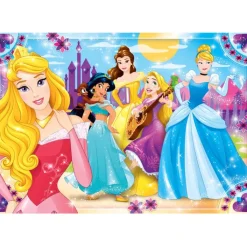 Clementoni Cartes|Princesses Disney|Disney Princess - 104 pièces