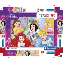 Clementoni Cartes|Princesses Disney|Disney Princess - 180 pièces