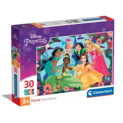 Clementoni Cartes|Princesses Disney|Disney Princess - 30 pièces