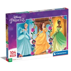 Clementoni Cartes|Princesses Disney|Disney Princess - 104 pièces