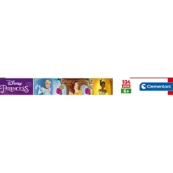 Clementoni Cartes|Princesses Disney|Disney Princess - 104 pièces