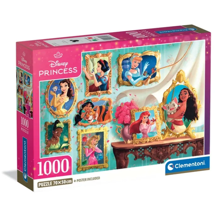 Clementoni Football|Vintage|Disney Princess - 1000 pièces