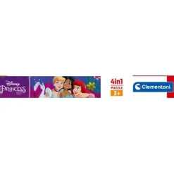 Clementoni Cartes|Princesses Disney|Disney Princess - 1x12 + 1x16 + 1x20 + 1x24 pièces