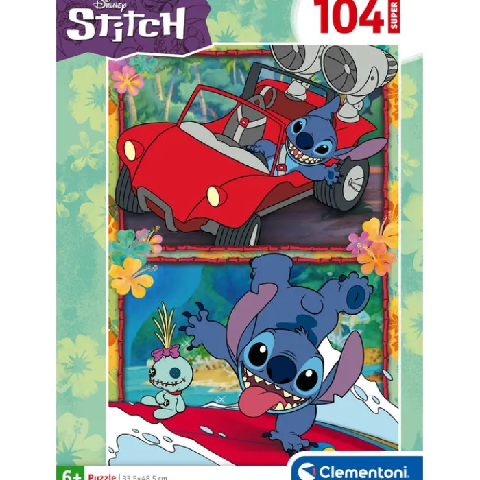Clementoni Football|Personnages Disney|Disney Stitch - 104 pièces