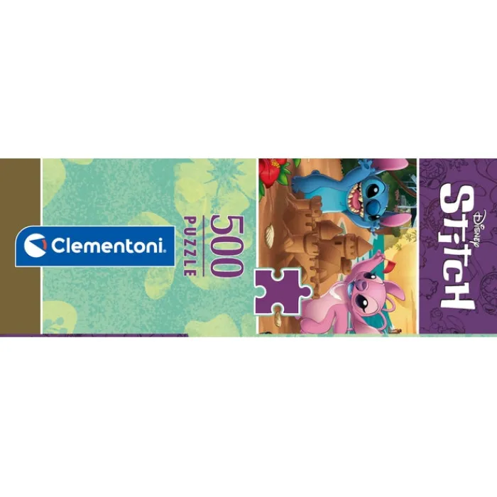 Clementoni Personnages Disney|Football|Disney Stitch - 500 pièces