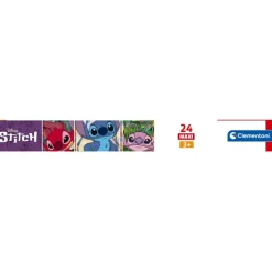 Clementoni Personnages Disney|Cartes|Disney Stitch - 24 pièces