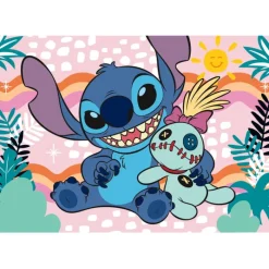 Clementoni Cartes|Personnages Disney|Disney Stitch - 60 pièces