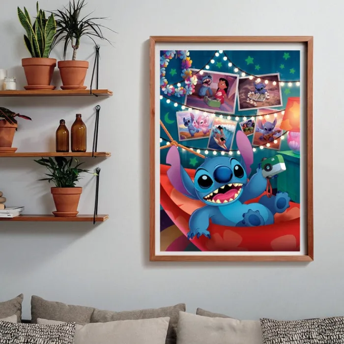 Clementoni Football|Personnages Disney|Disney Stitch - 1000 pièces