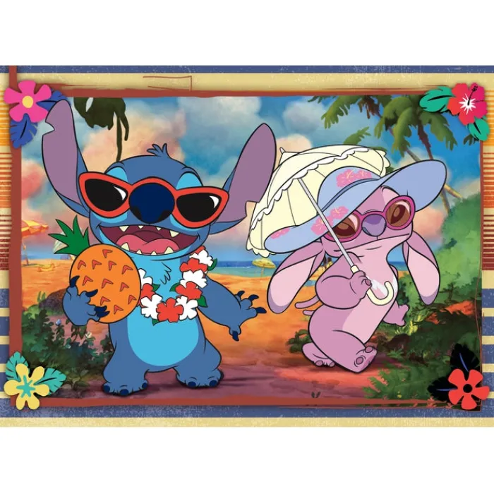 Clementoni Cartes|Personnages Disney|Disney Stitch - 60 pièces