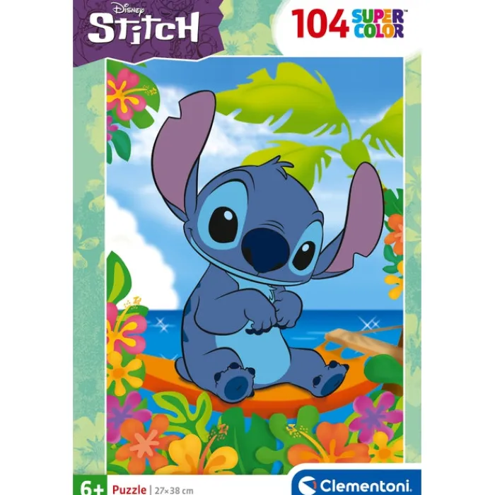Clementoni Cartes|Personnages Disney|Disney Stitch - 104 pièces