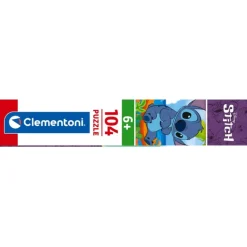 Clementoni Cartes|Personnages Disney|Disney Stitch - 104 pièces