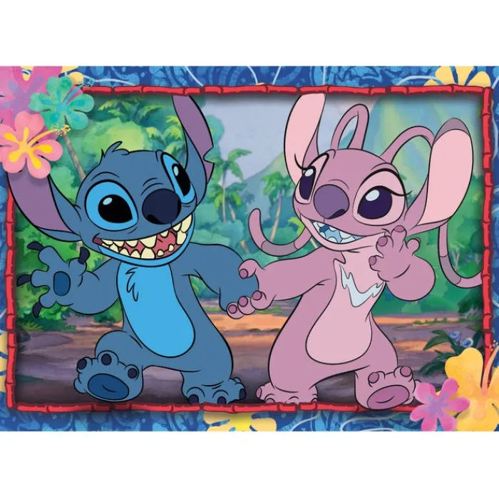 Clementoni Cartes|Personnages Disney|Disney Stitch - 2x20 pièces