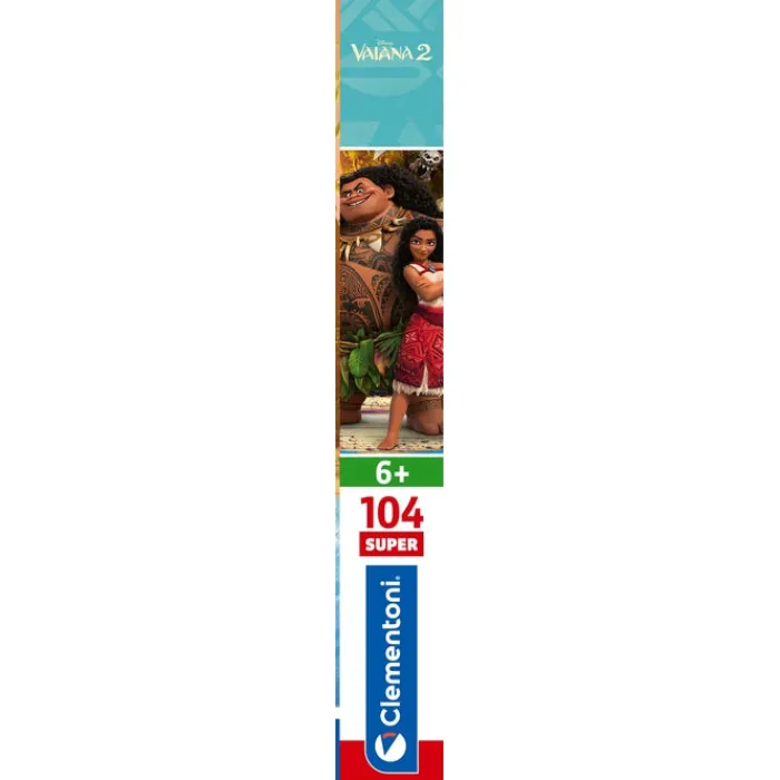 Clementoni Cartes|Princesses Disney|Disney Vaiana 2 - 104 pièces