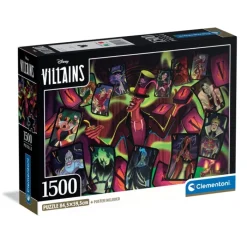 Clementoni Football|Personnages Disney|Disney Villains - 1500 pièces