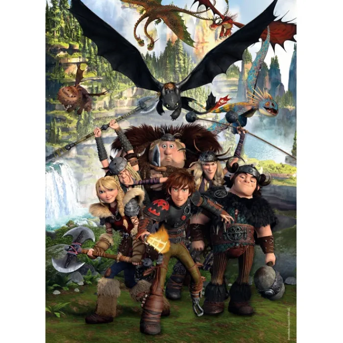 Clementoni Cartes|Autres Personnages|Dragontrainer - 180 pièces