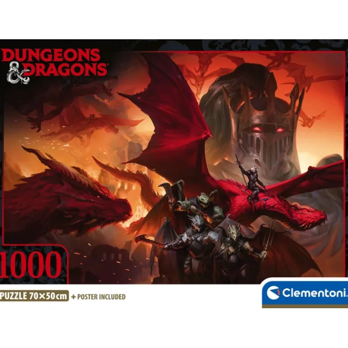 Clementoni Football|Vintage|Dungeons & Dragons - 1000 pièces