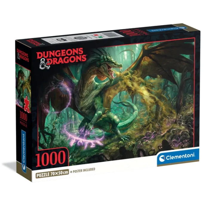 Clementoni Football|Vintage|Dungeons&Dragons - 1000 pièces