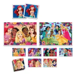 Clementoni Mémo|Edukit 4 en 1 - Disney Princess