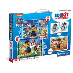 Clementoni Mémo|Edukit 4 en 1 - Pat'Patrouille