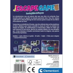 Clementoni Jeux Modernes|Escape Game - Les fugitifs de l’espace