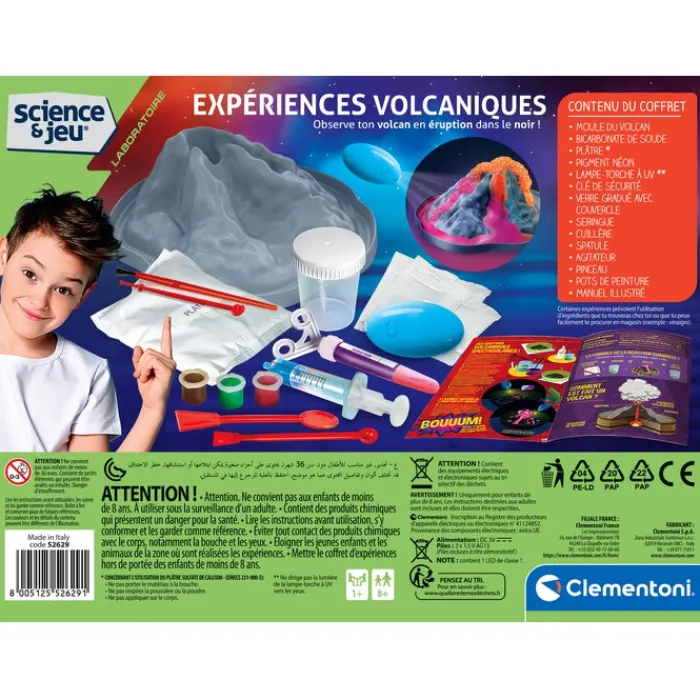 Clementoni Science Classique|Expériences volcaniques