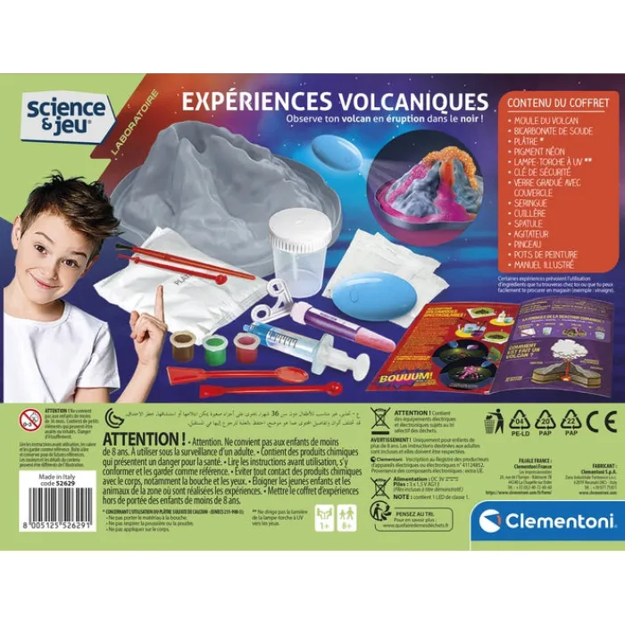 Clementoni Science Classique|Expériences volcaniques