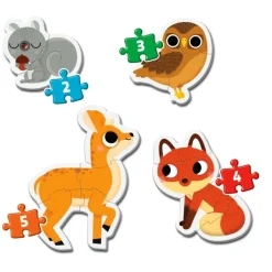 Clementoni Cartes|Illustrations|Forest Animals