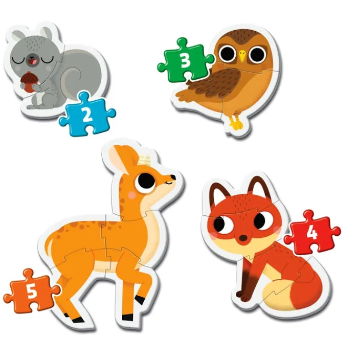 Clementoni Cartes|Illustrations|Forest Animals