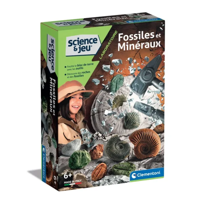Clementoni Science Classique|Fossiles et Minéraux