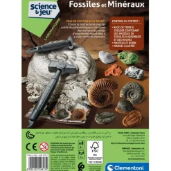 Clementoni Science Classique|Fossiles et Minéraux