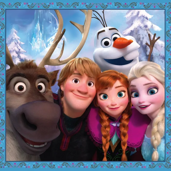Clementoni Cartes|Princesses Disney|Frozen - 3x48 pièces