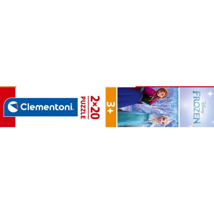 Clementoni Cartes|Princesses Disney|Frozen - 2x20 pièces