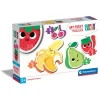 Clementoni Cartes|Illustrations|Fruits - 1x3 + 1x6 + 1x9 + 1x12 pièces