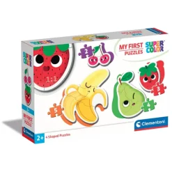 Clementoni Cartes|Illustrations|Fruits - 1x3 + 1x6 + 1x9 + 1x12 pièces