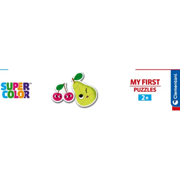 Clementoni Cartes|Illustrations|Fruits - 1x3 + 1x6 + 1x9 + 1x12 pièces
