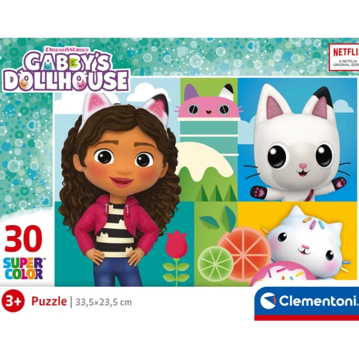 Clementoni Autres Personnages|Cartes|Gabby's Dollhouse - 30 pièces