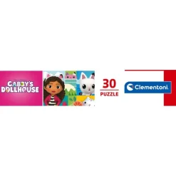 Clementoni Autres Personnages|Cartes|Gabby's Dollhouse - 30 pièces