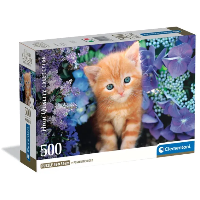 Clementoni Football|Vintage|Ginger Cat - 500 pièces