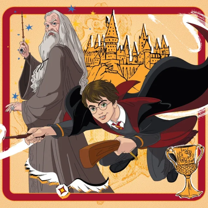 Clementoni Cartes|Harry Potter - 3x48 pièces