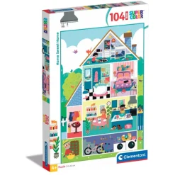 Clementoni Cartes|Vintage|Home sweet home - 104 pièces