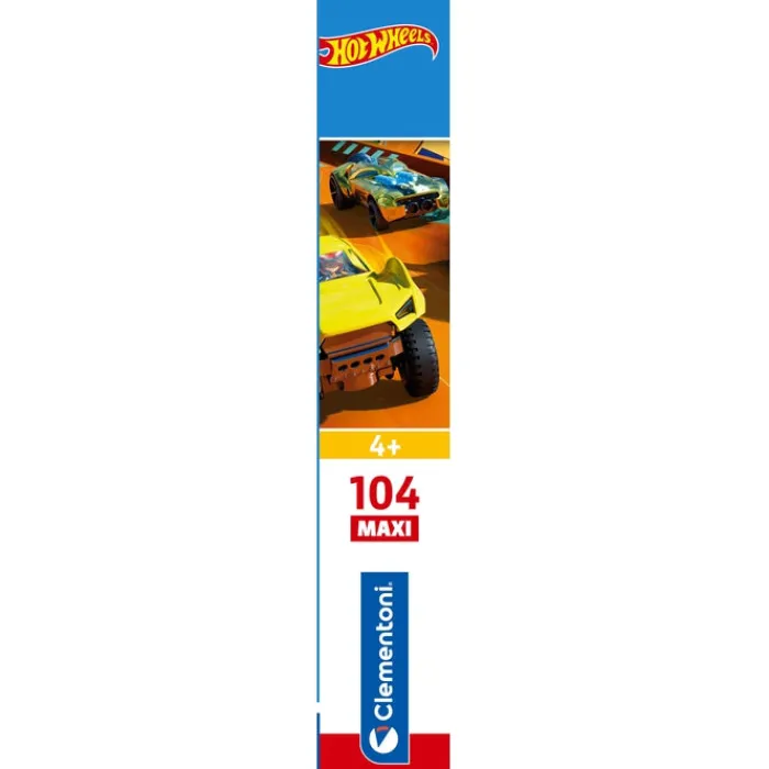 Clementoni Cartes|Autres Personnages|Hotwheels - 104 pièces