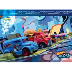 Clementoni Cartes|Autres Personnages|Hotwheels - 60 pièces