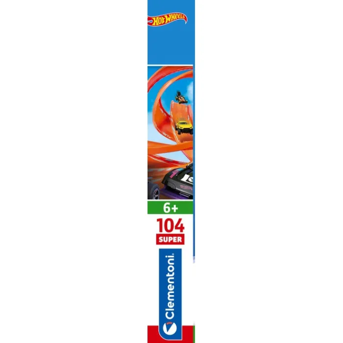 Clementoni Cartes|Autres Personnages|Hotwheels - 104 pièces