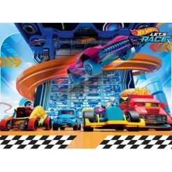 Clementoni Cartes|Autres Personnages|Hotwheels - 104 pièces