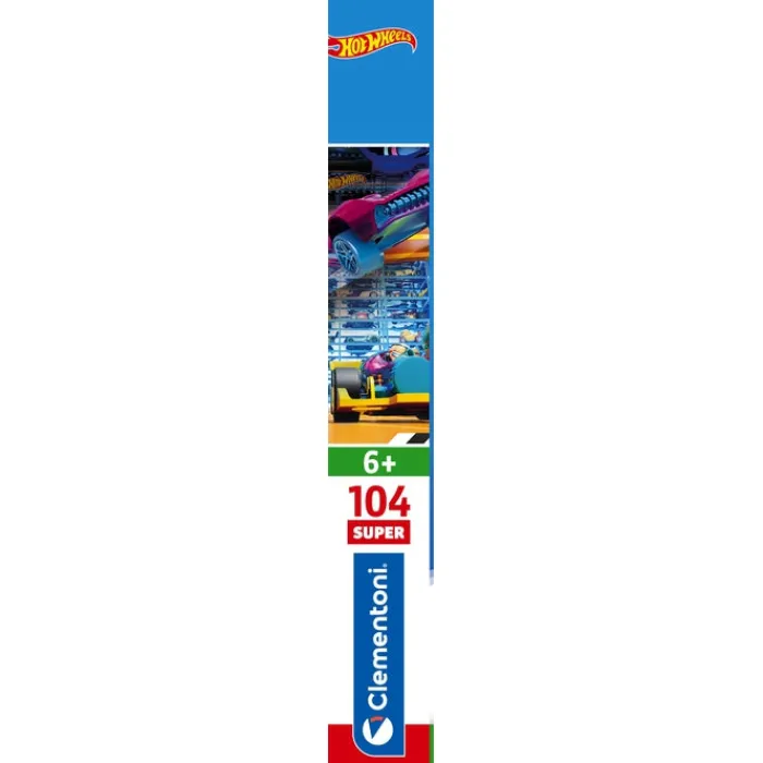 Clementoni Cartes|Autres Personnages|Hotwheels - 104 pièces