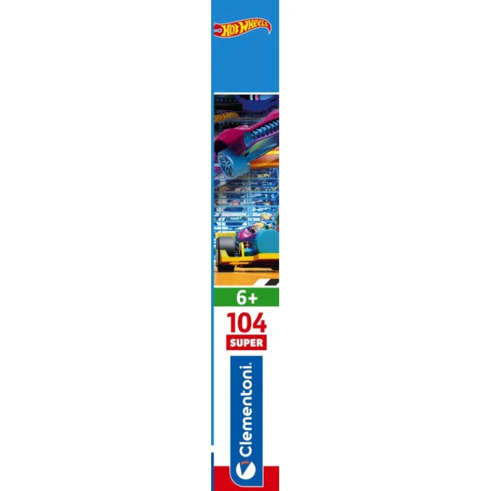 Clementoni Cartes|Autres Personnages|Hotwheels - 104 pièces