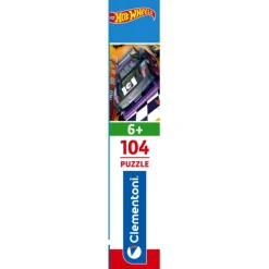 Clementoni Cartes|Autres Personnages|Hotwheels - 104 pièces