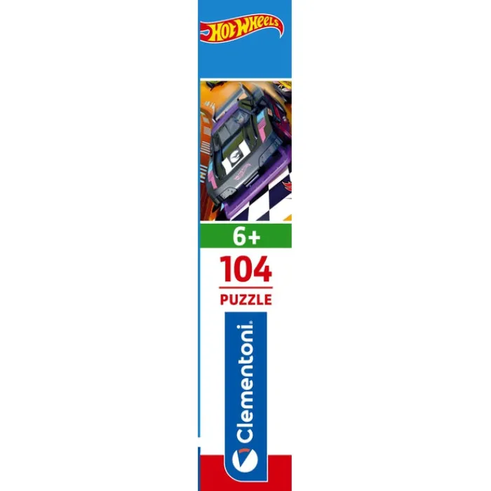 Clementoni Cartes|Autres Personnages|Hotwheels - 104 pièces