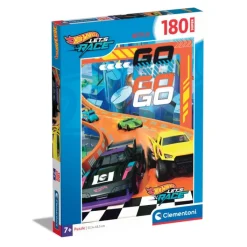 Clementoni Cartes|Autres Personnages|Hotwheels - 180 pièces